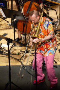 Alex Paxton, Posaune. Foto: Barbara Fahle